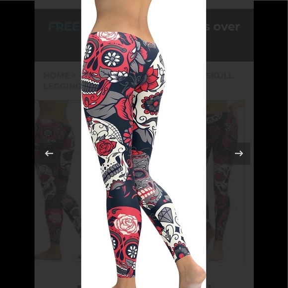 Gearbunch skull leggings NWOT - Picture 2 of 7